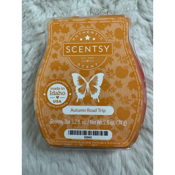 SCENTSY 3.2 oz Bar AUTUMN ROAD TRIP And ICED PINE Wax Bar Melts Fall Winter - Picture 5 of 8